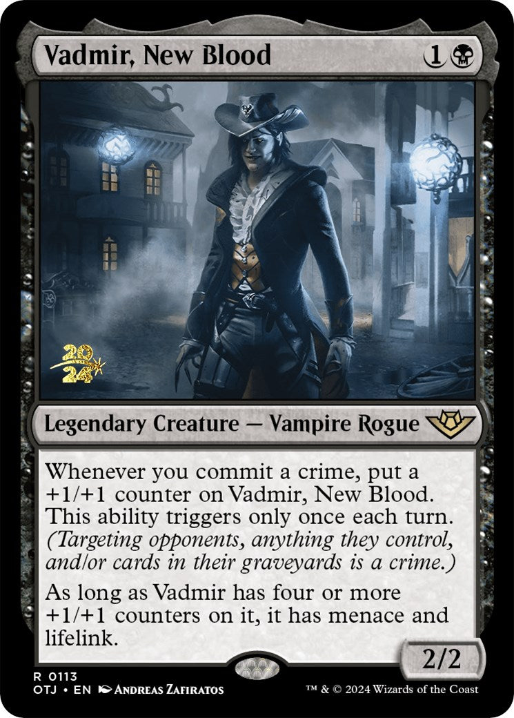 Vadmir, New Blood [Outlaws of Thunder Junction Prerelease Promos] | D20 Games