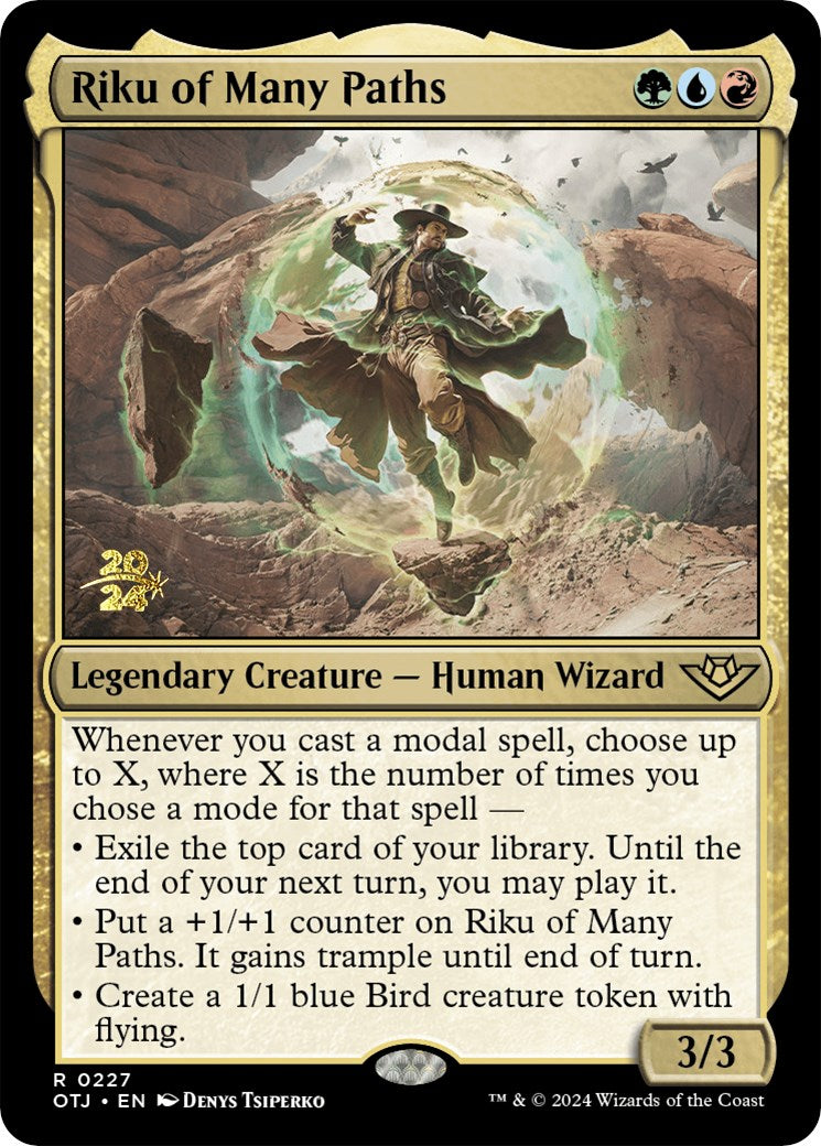 Riku of Many Paths [Outlaws of Thunder Junction Prerelease Promos] | D20 Games