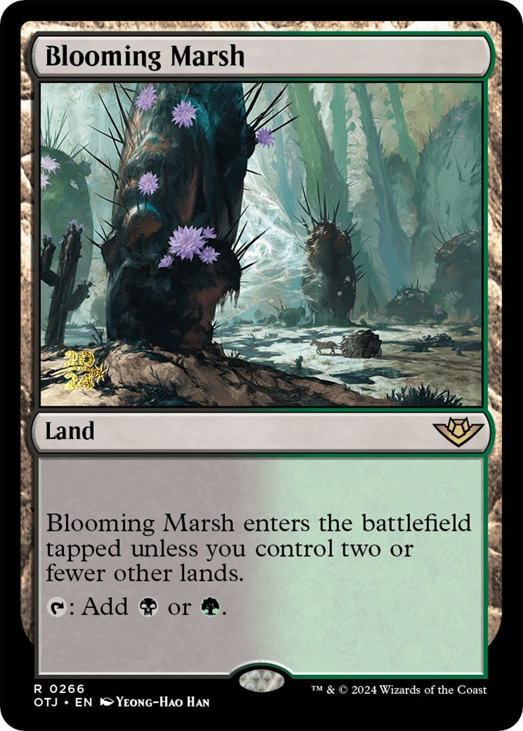 Blooming Marsh (OTJ) [Outlaws of Thunder Junction Prerelease Promos] | D20 Games