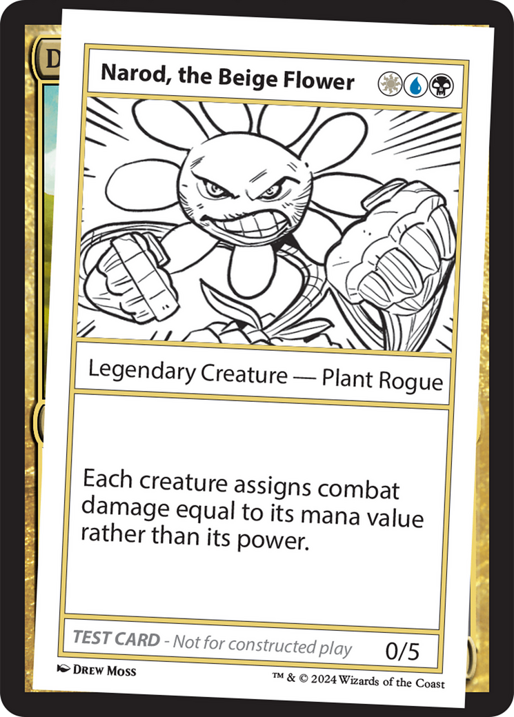 Narod, the Beige Flower [Mystery Booster 2 Playtest Cards] | D20 Games