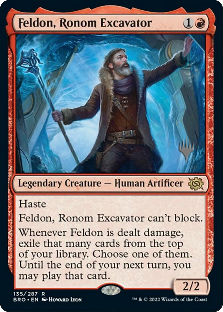 Feldon, Ronom Excavator (Promo Pack) [The Brothers' War Promos] | D20 Games