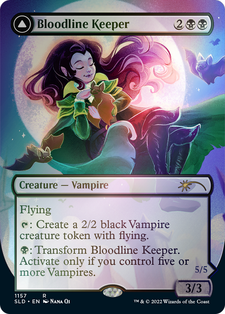 Bloodline Keeper // Lord of Lineage (Borderless) [Secret Lair: From Cute to Brute] | D20 Games