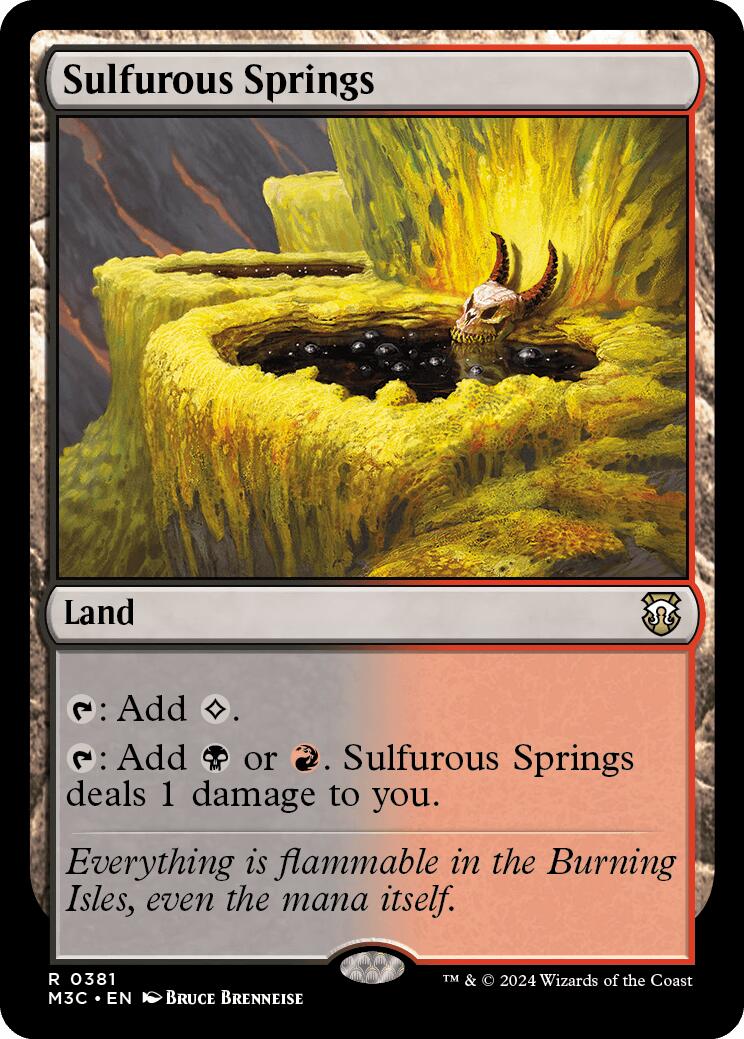 Sulfurous Springs [Modern Horizons 3 Commander] | D20 Games