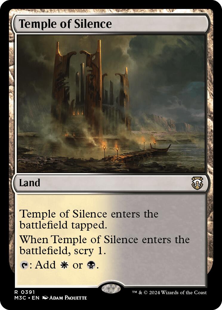 Temple of Silence [Modern Horizons 3 Commander] | D20 Games