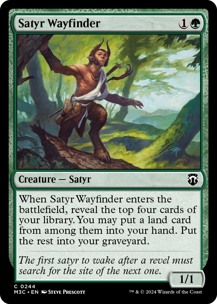 Satyr Wayfinder [Modern Horizons 3 Commander] | D20 Games