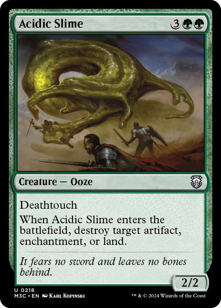 Acidic Slime [Modern Horizons 3 Commander] | D20 Games