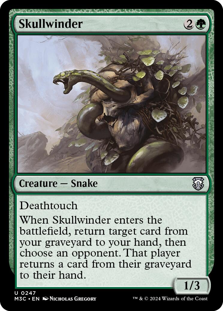 Skullwinder [Modern Horizons 3 Commander] | D20 Games