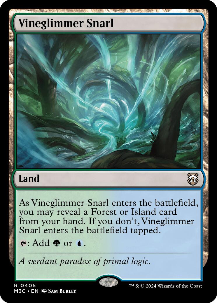 Vineglimmer Snarl [Modern Horizons 3 Commander] | D20 Games