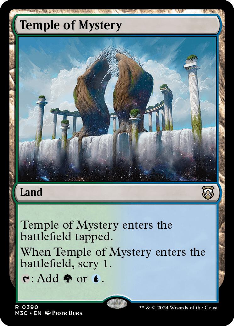 Temple of Mystery [Modern Horizons 3 Commander] | D20 Games