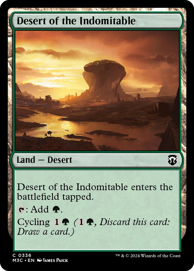 Desert of the Indomitable [Modern Horizons 3 Commander] | D20 Games