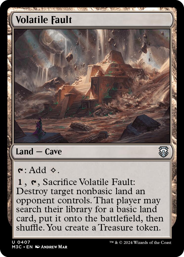 Volatile Fault [Modern Horizons 3 Commander] | D20 Games