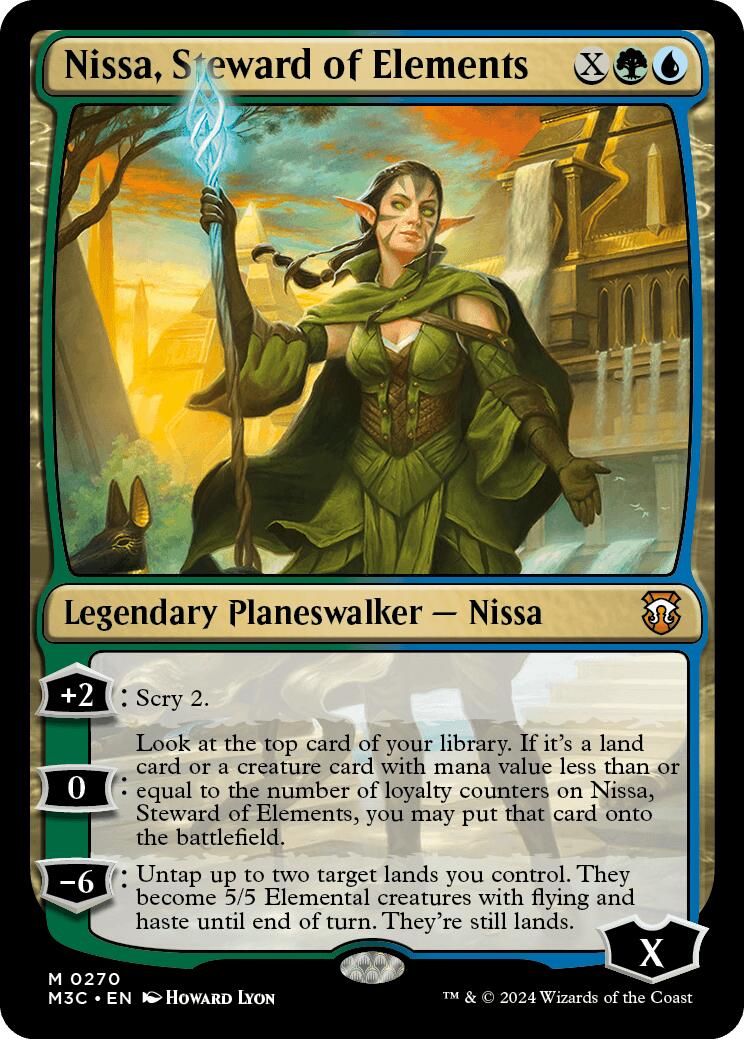 Nissa, Steward of Elements [Modern Horizons 3 Commander] | D20 Games