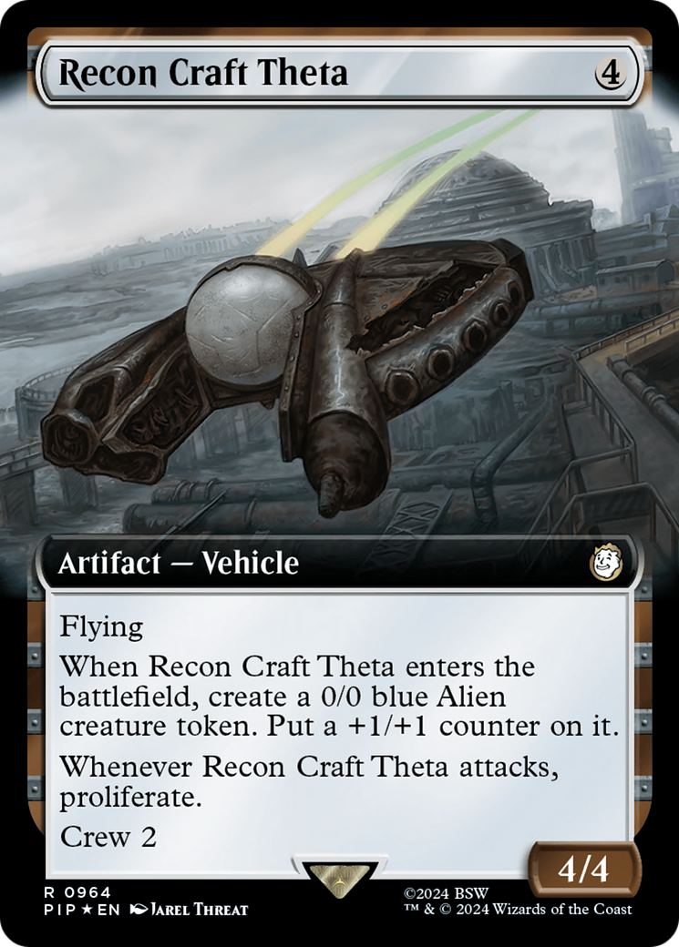 Recon Craft Theta (Extended Art) (Surge Foil) [Fallout] | D20 Games