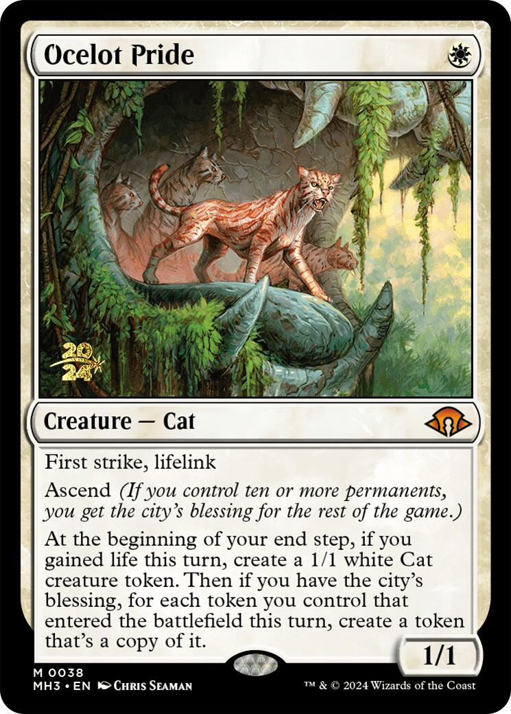 Ocelot Pride [Modern Horizons 3 Prerelease Promos] | D20 Games