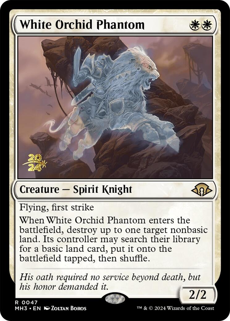 White Orchid Phantom [Modern Horizons 3 Prerelease Promos] | D20 Games