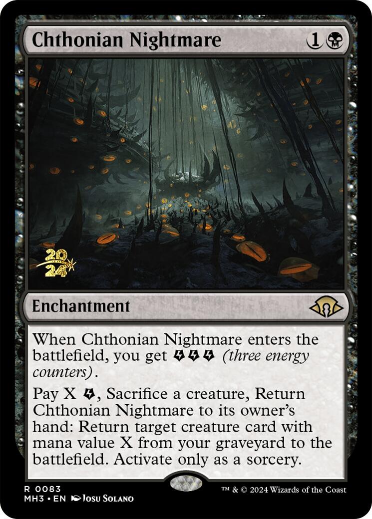 Chthonian Nightmare [Modern Horizons 3 Prerelease Promos] | D20 Games