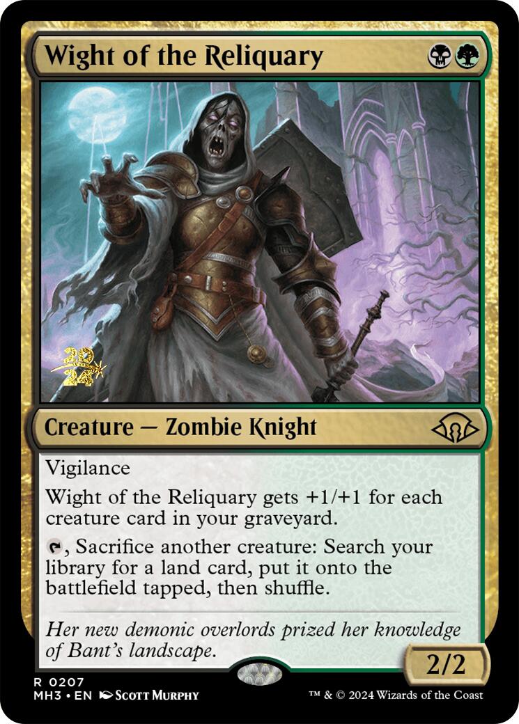 Wight of the Reliquary [Modern Horizons 3 Prerelease Promos] | D20 Games