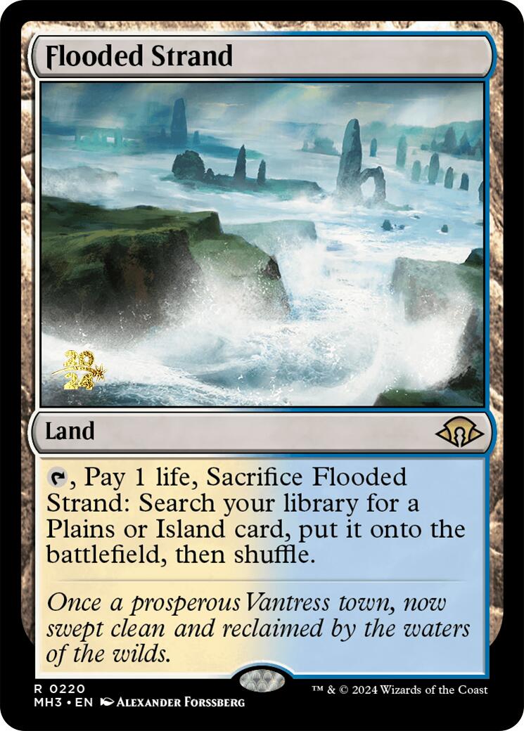 Flooded Strand [Modern Horizons 3 Prerelease Promos] | D20 Games