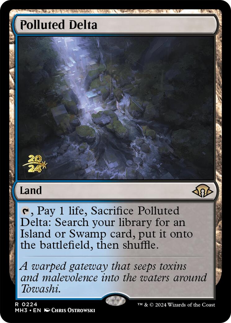 Polluted Delta [Modern Horizons 3 Prerelease Promos] | D20 Games