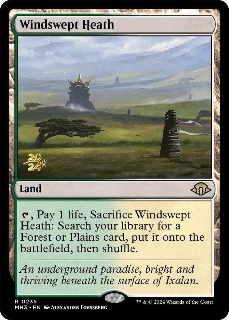 Windswept Heath [Modern Horizons 3 Prerelease Promos] | D20 Games