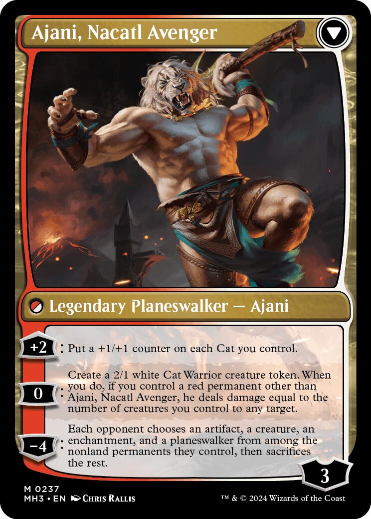 Ajani, Nacatl Pariah [Modern Horizons 3 Prerelease Promos] | D20 Games