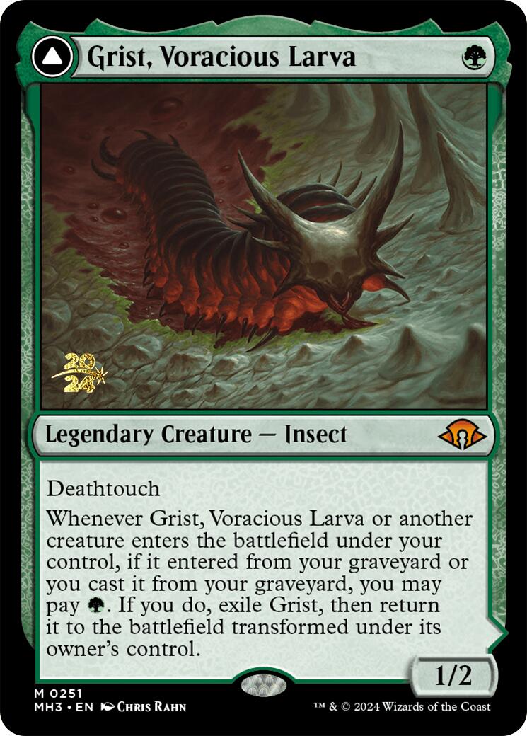 Grist, Voracious Larva [Modern Horizons 3 Prerelease Promos] | D20 Games