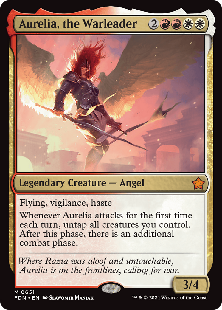 Aurelia, the Warleader [Foundations] | D20 Games