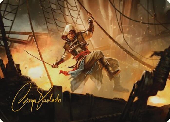 Edward Kenway Art Card (Gold-Stamped Signature) [Assassin's Creed Art Series] | D20 Games