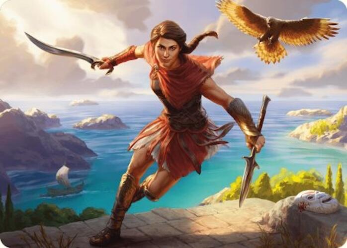 Kassandra, Eagle Bearer Art Card [Assassin's Creed Art Series] | D20 Games