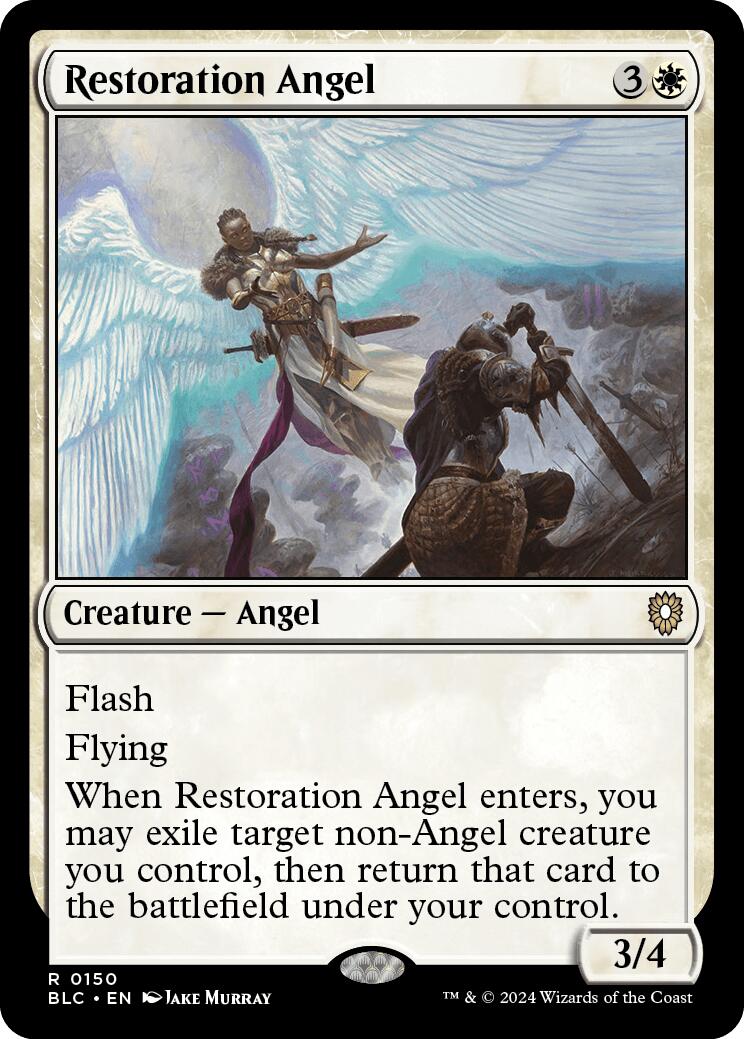 Restoration Angel [Bloomburrow Commander] | D20 Games