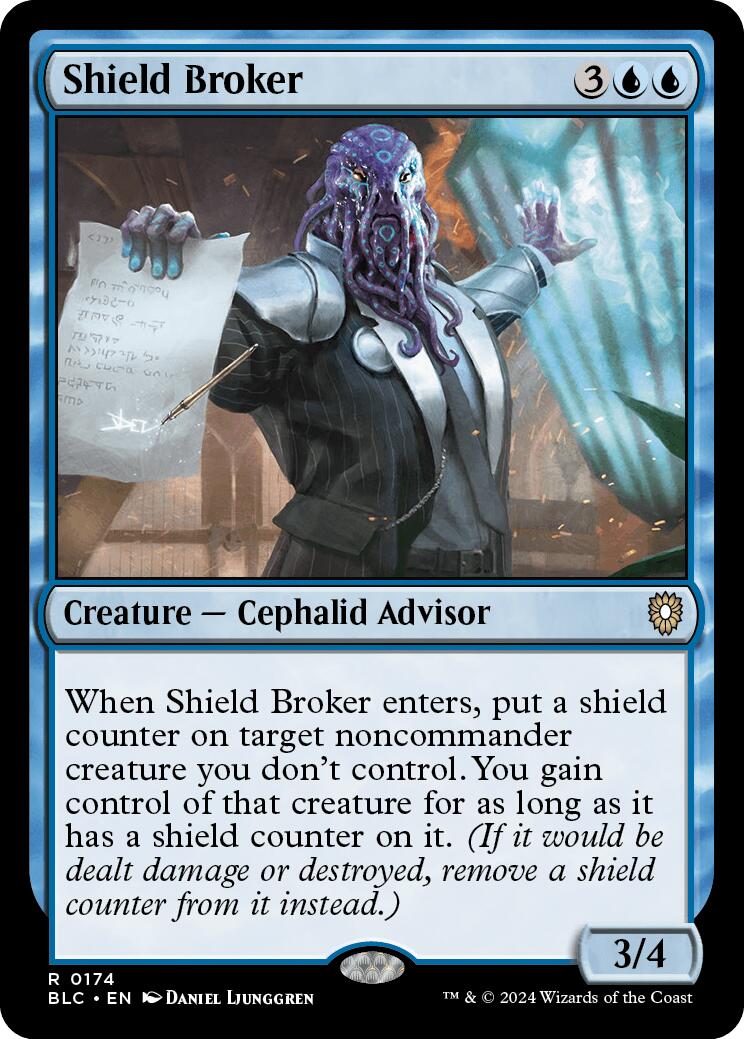 Shield Broker [Bloomburrow Commander] | D20 Games