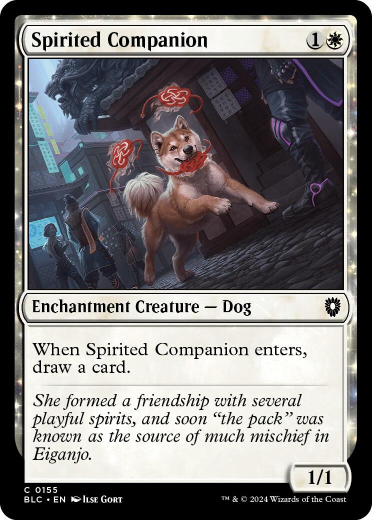 Spirited Companion [Bloomburrow Commander] | D20 Games