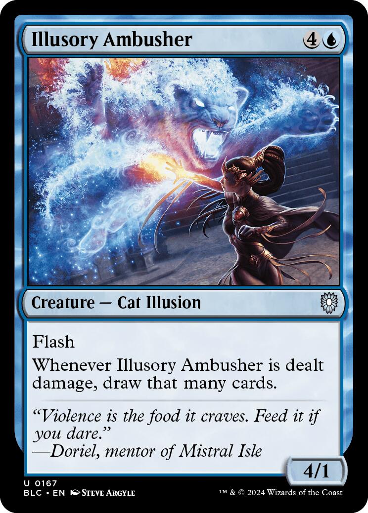 Illusory Ambusher [Bloomburrow Commander] | D20 Games