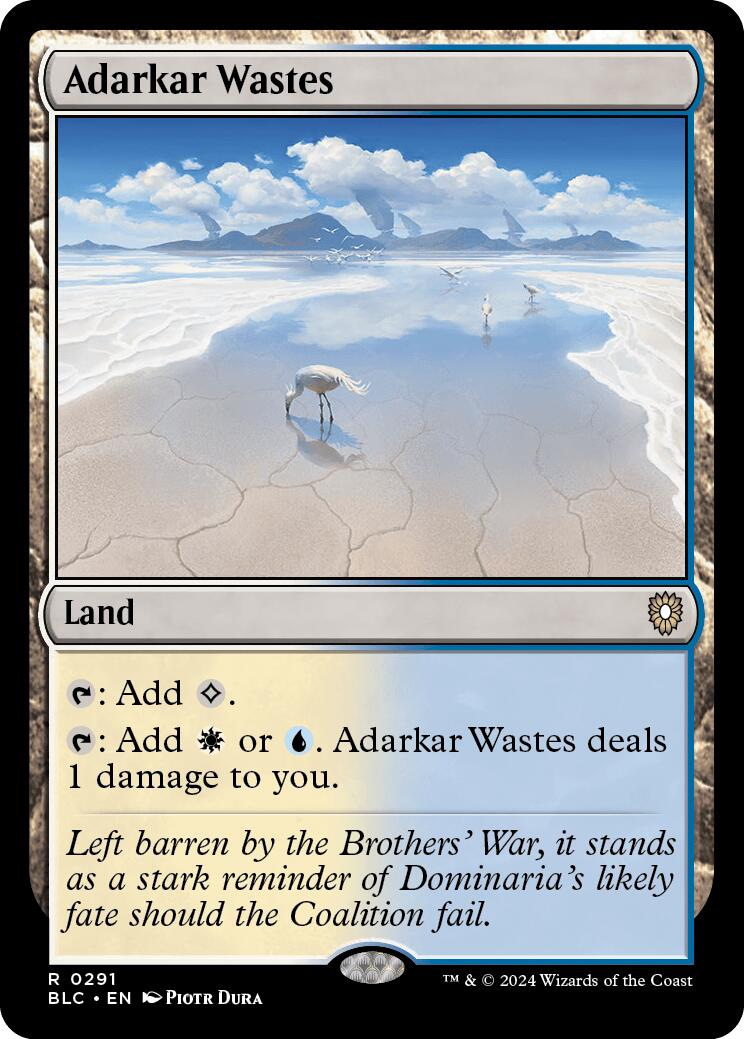 Adarkar Wastes [Bloomburrow Commander] | D20 Games