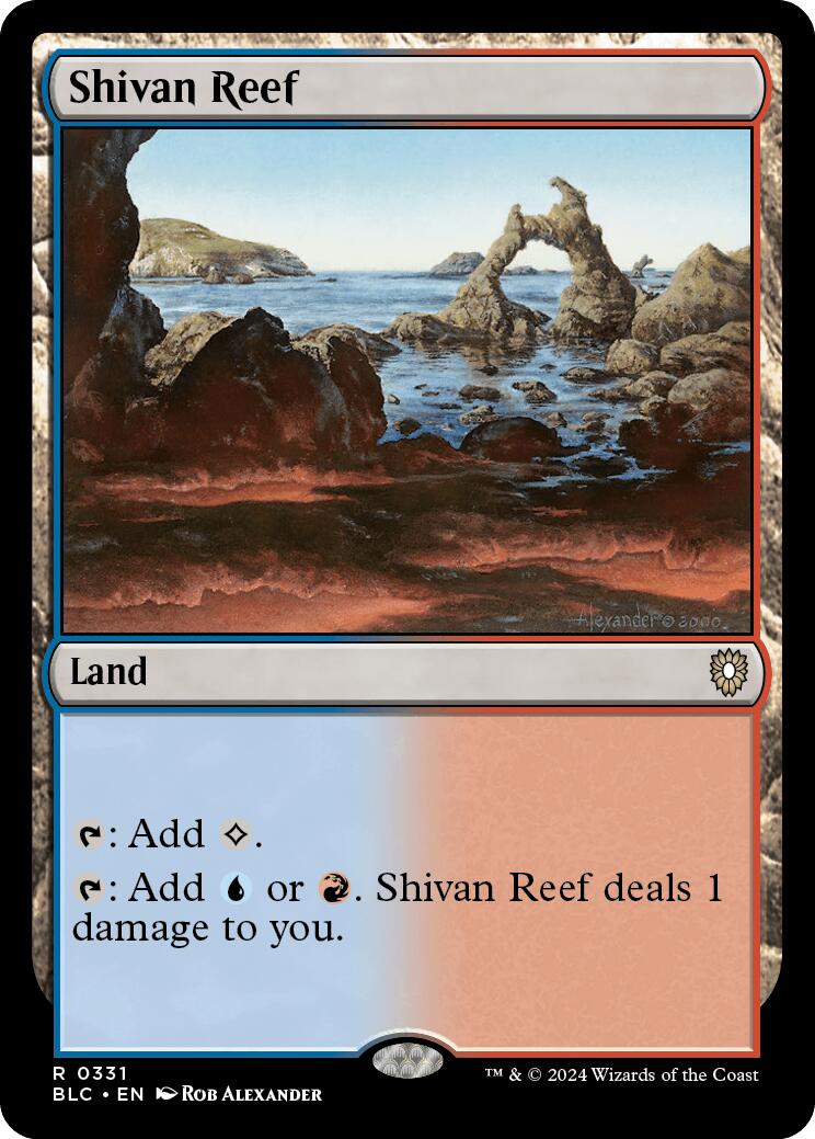 Shivan Reef [Bloomburrow Commander] | D20 Games