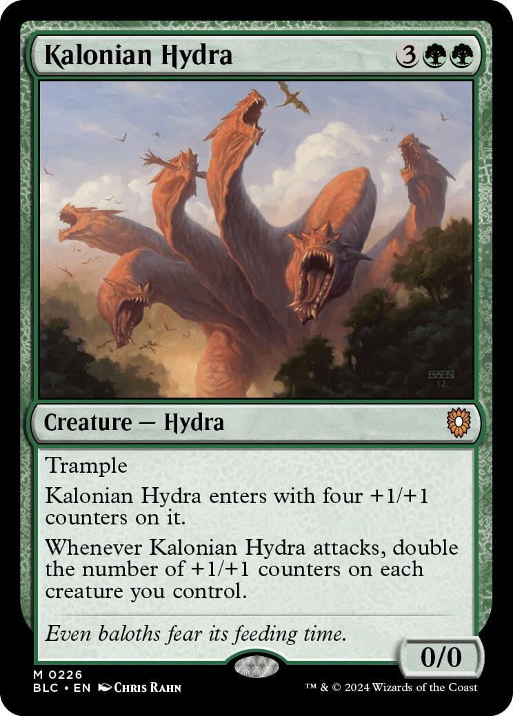 Kalonian Hydra [Bloomburrow Commander] | D20 Games