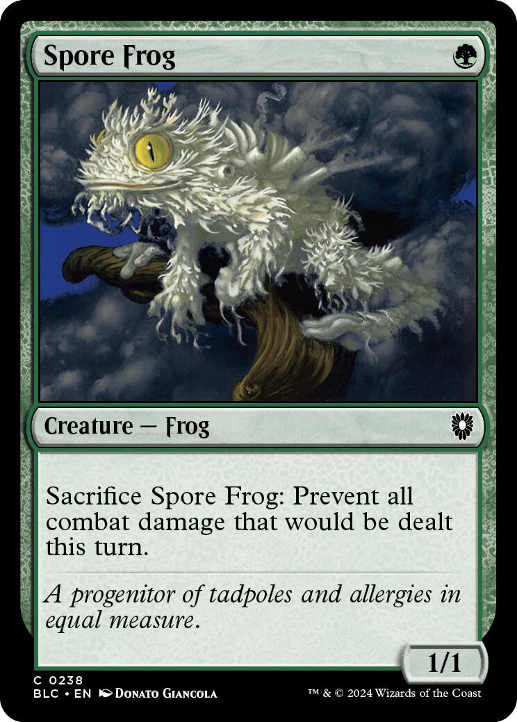 Spore Frog [Bloomburrow Commander] | D20 Games