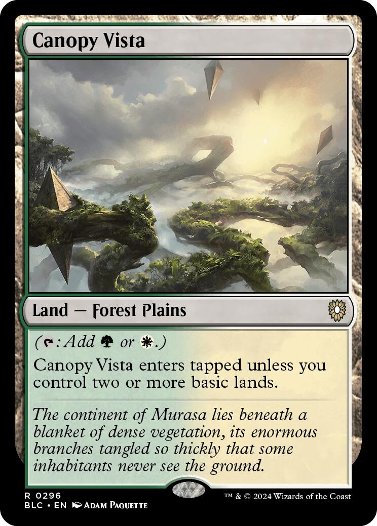 Canopy Vista [Bloomburrow Commander] | D20 Games