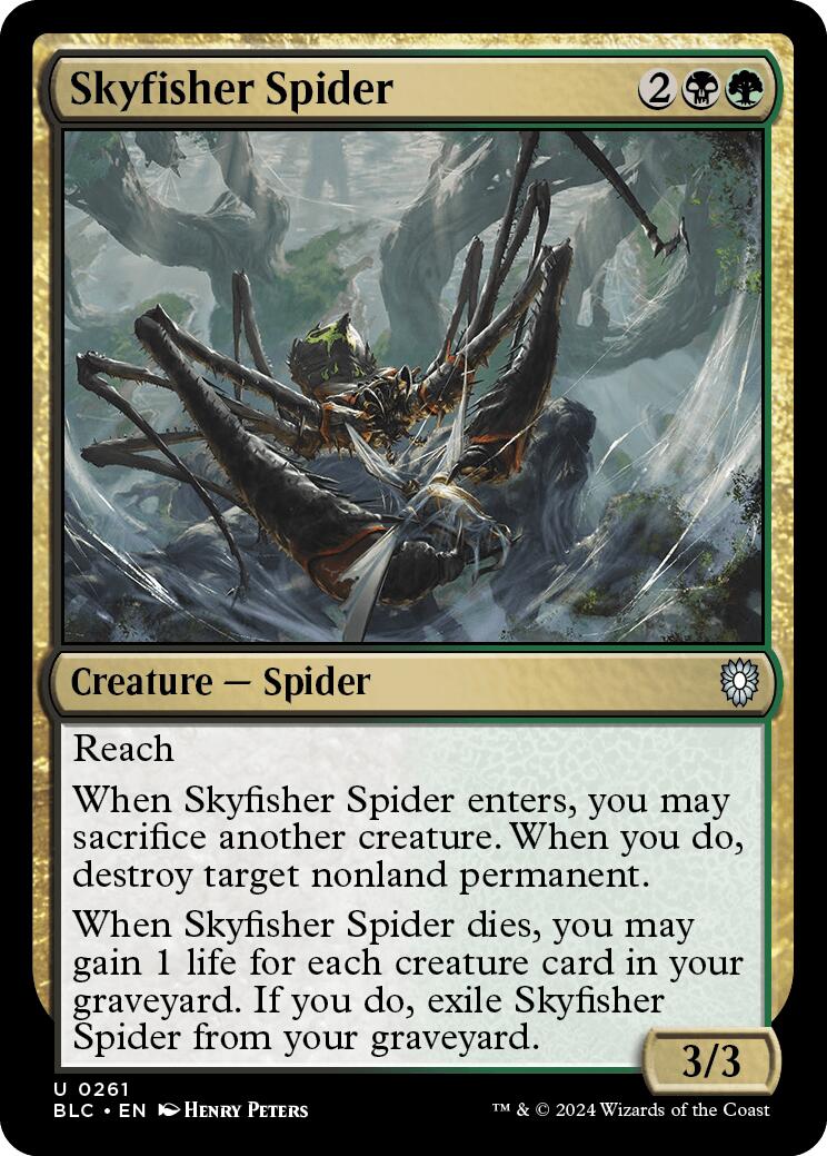 Skyfisher Spider [Bloomburrow Commander] | D20 Games