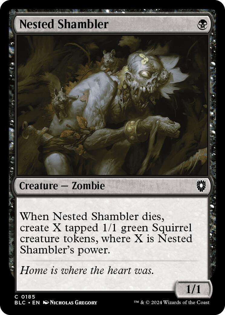 Nested Shambler [Bloomburrow Commander] | D20 Games