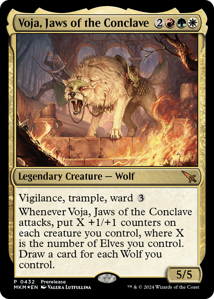 Voja, Jaws of the Conclave [Murders at Karlov Manor Prerelease Promos] | D20 Games