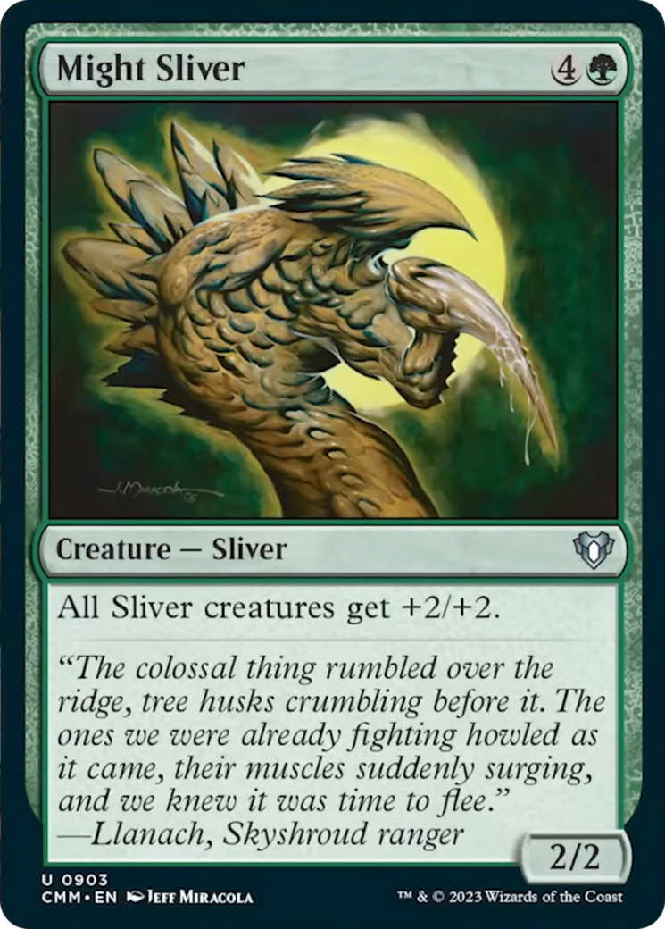 Might Sliver [Commander Masters] | D20 Games