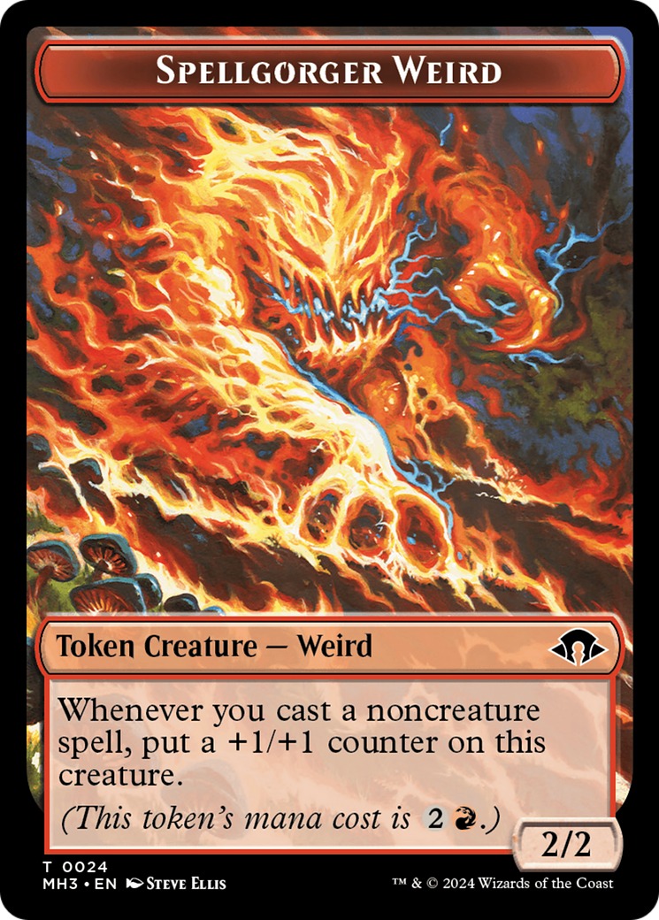 Spellgorger Weird Token [Modern Horizons 3 Tokens] | D20 Games