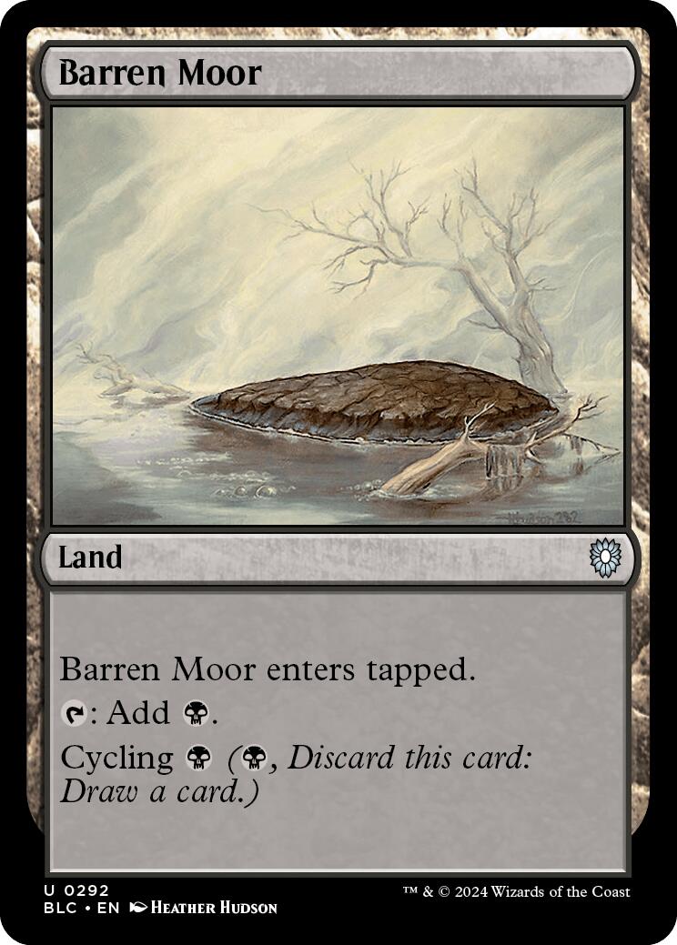 Barren Moor [Bloomburrow Commander] | D20 Games