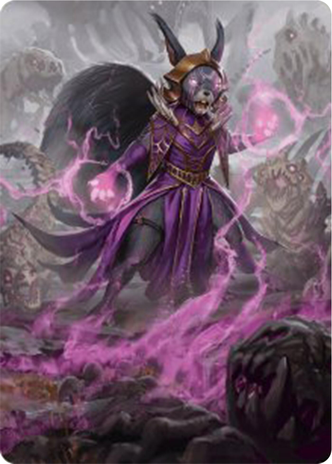 Liliana of the Dark Realms Art Card [Bloomburrow Art Series] | D20 Games