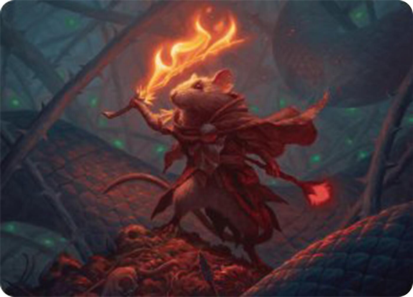 Emberheart Challenger Art Card [Bloomburrow Art Series] | D20 Games