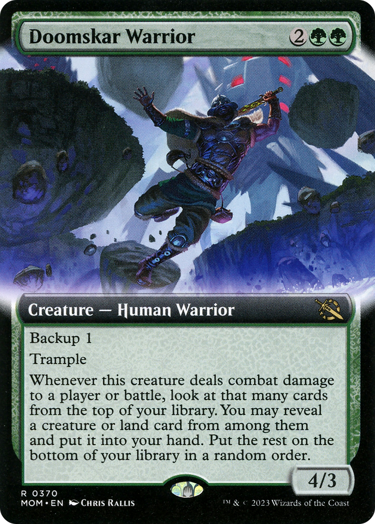 Doomskar Warrior (Extended Art) [March of the Machine] | D20 Games