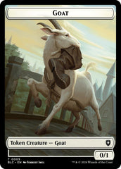 Goat // Wolf (032) Double-Sided Token [Bloomburrow Commander Tokens] | D20 Games