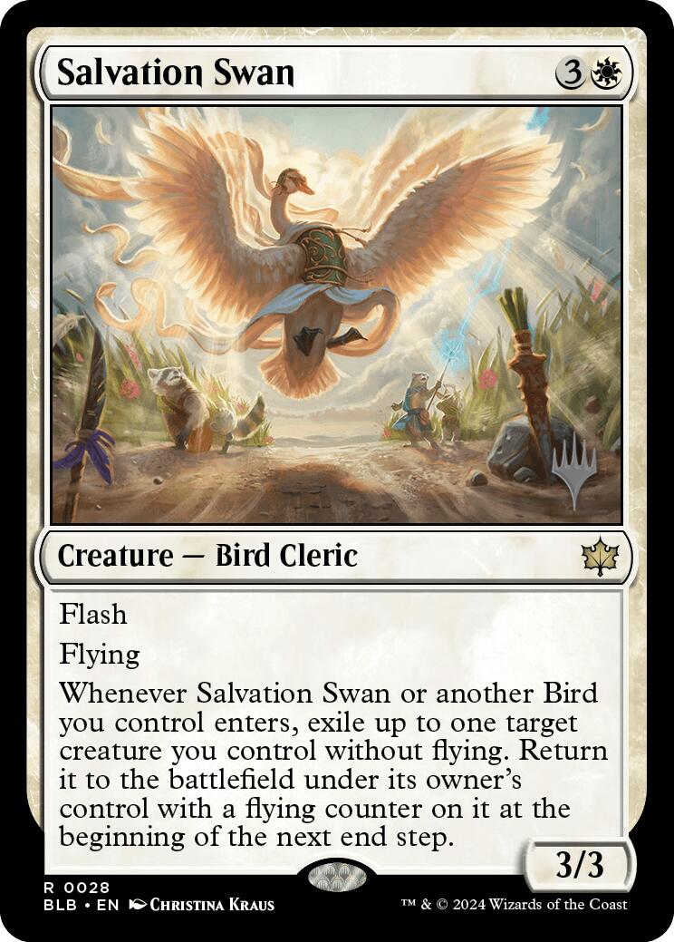 Salvation Swan (Promo Pack) [Bloomburrow Promos] | D20 Games