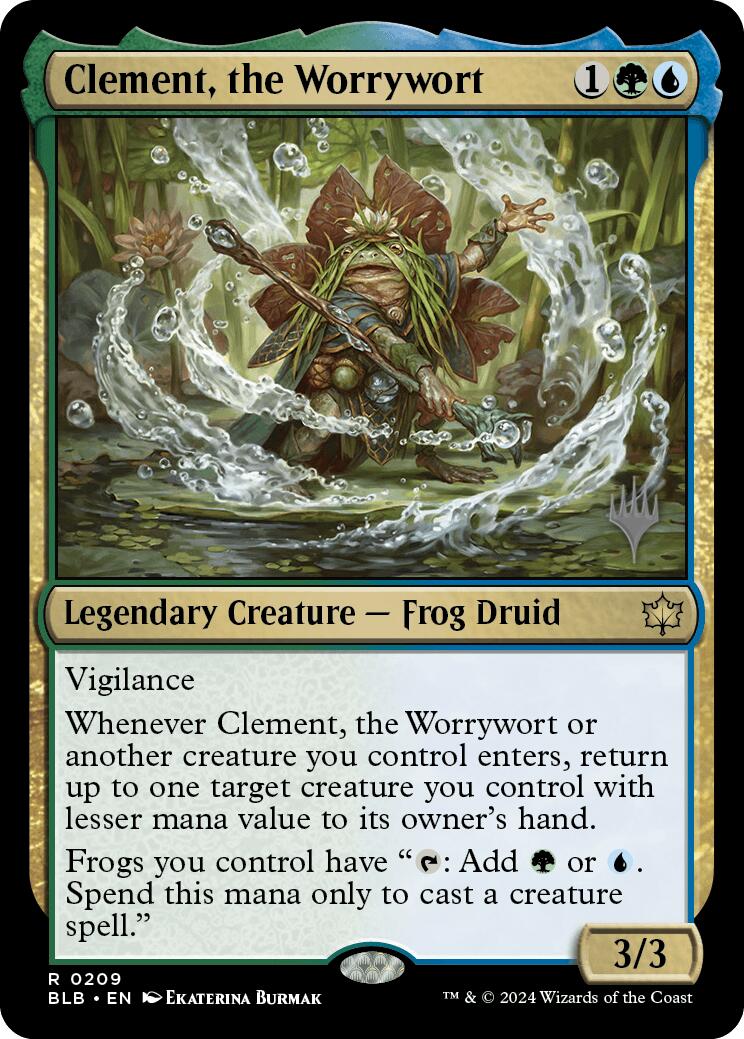 Clement, the Worrywort (Promo Pack) [Bloomburrow Promos] | D20 Games